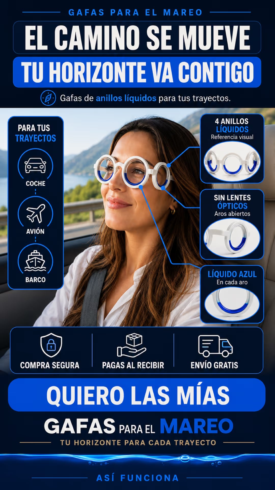 Horizon Go - Gafas para el mareo