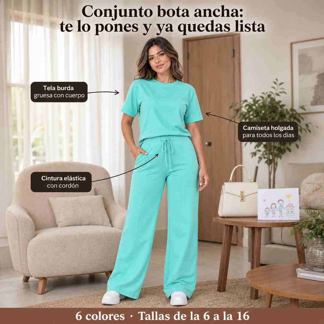 Conjunto Manga Rangla Basic - Te lo Pones y Ya Quedas Lista