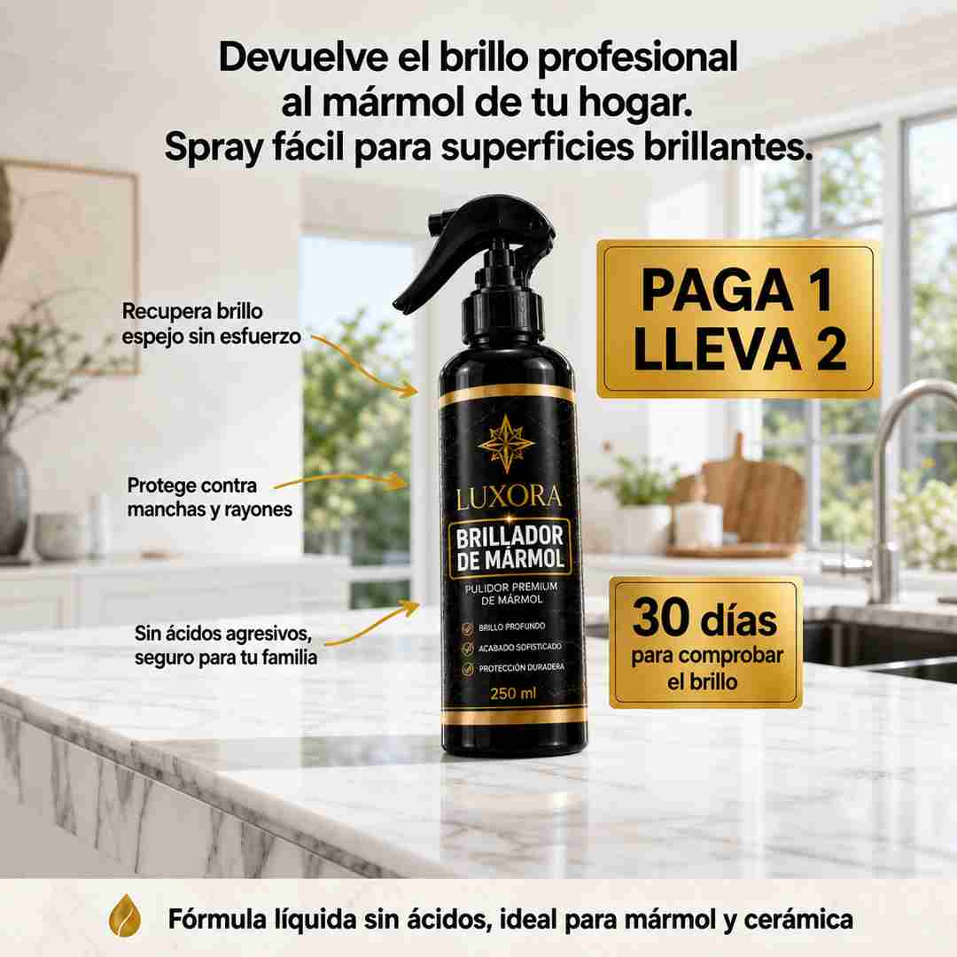 LUXORA Brillador de Mármol - Brillo Espejo - Paga 1 Lleva 2