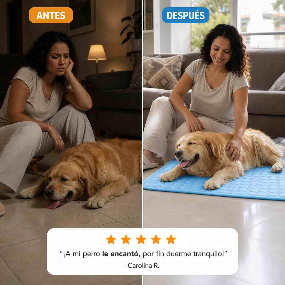 Tapete Refrescante para Mascotas - Frescura al Instante sin Electricidad