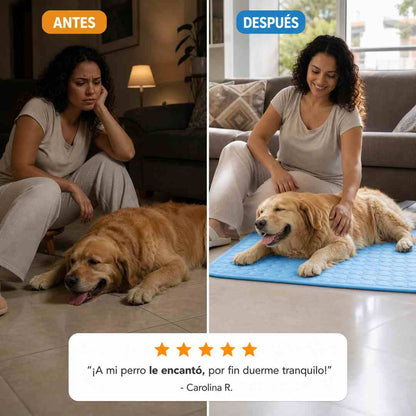 Tapete Refrescante para Mascotas - Frescura al Instante sin Electricidad