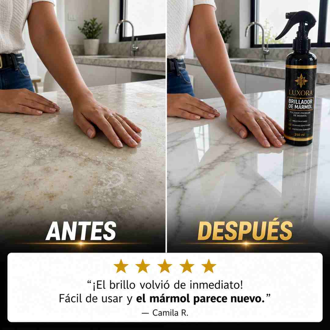 LUXORA Brillador de Mármol - Brillo Espejo - Paga 1 Lleva 2