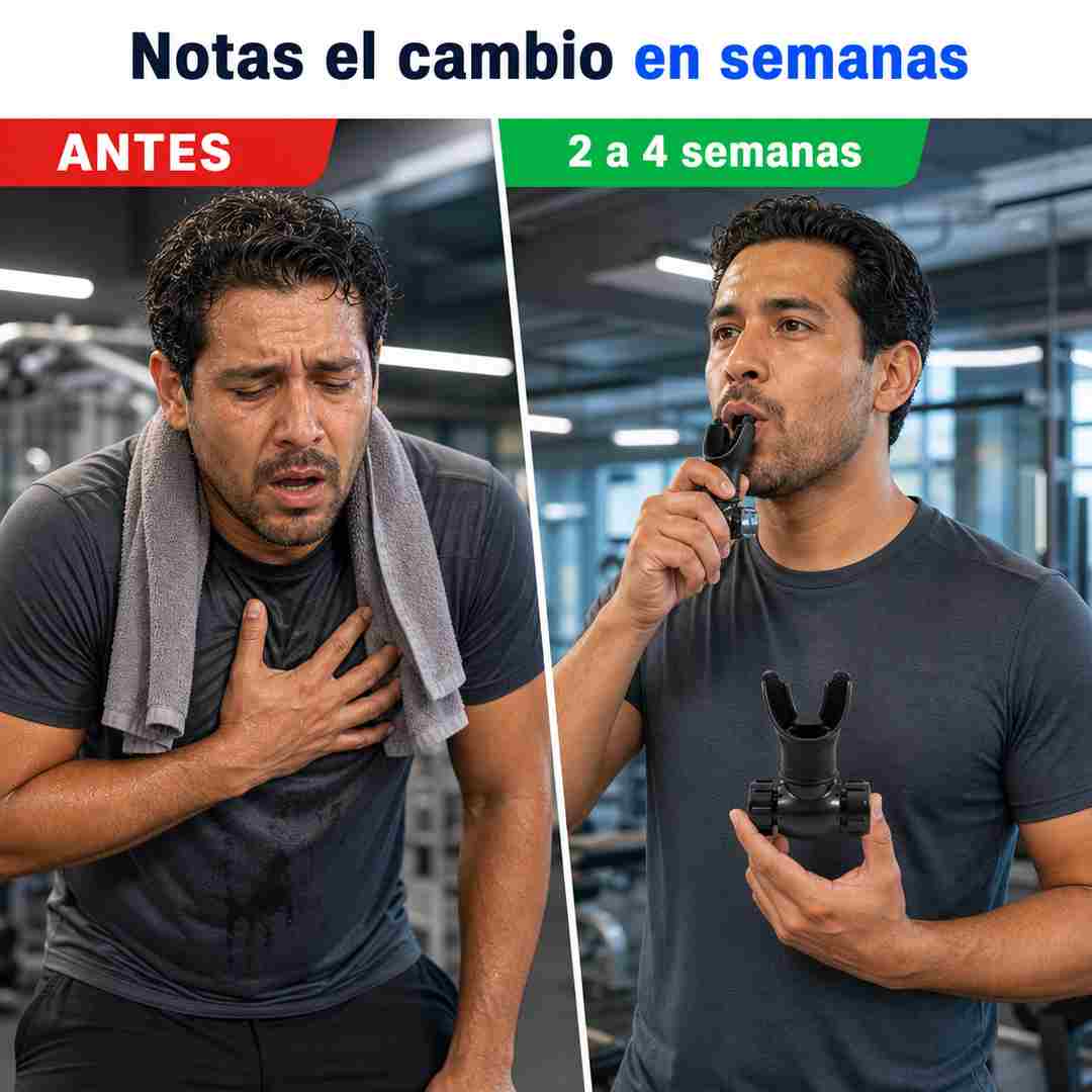 Entrenador de Respiración Doble Cabeza - Más Resistencia al Entrenar - Envío Gratis