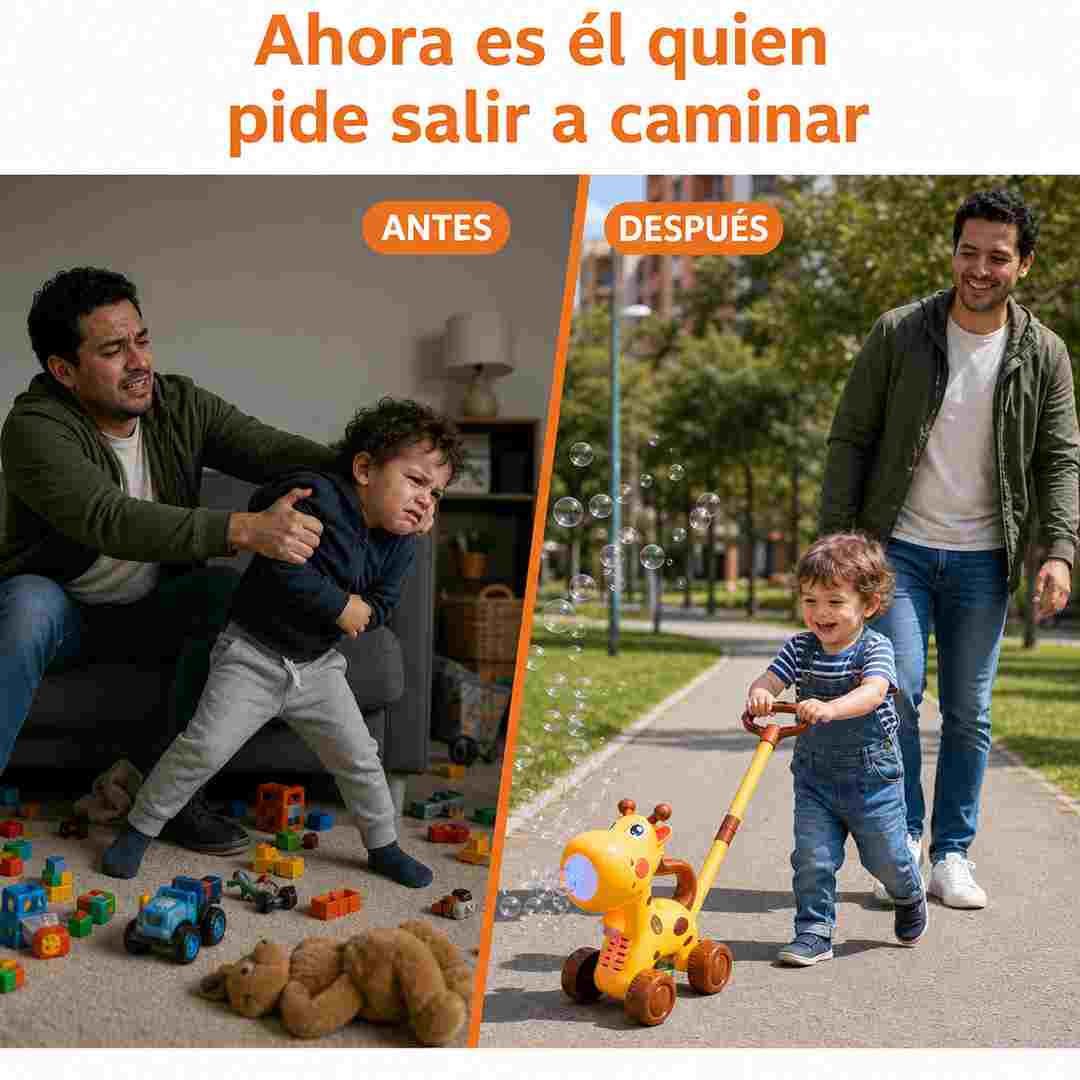 Burbujero Caminador Jirafa - Lo Anima a Caminar y Moverse Más