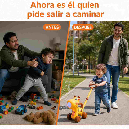 Burbujero Caminador Jirafa - Lo Anima a Caminar y Moverse Más