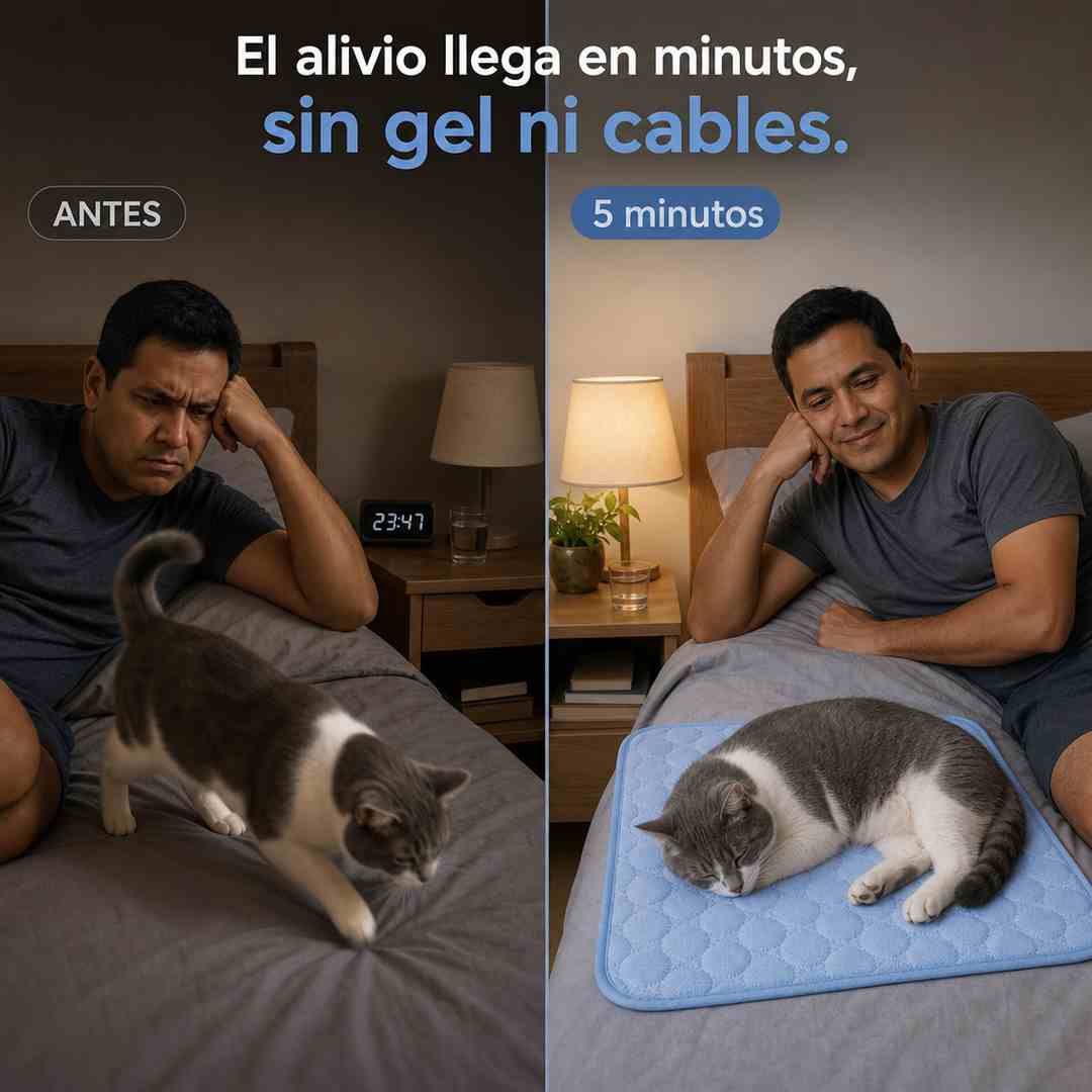 Tapete Refrescante para Mascotas - Frescura al Instante sin Electricidad