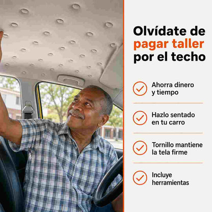 Kit de Clips para Reparación de Techo de Carro (60 piezas) - Pago Contra Entrega
