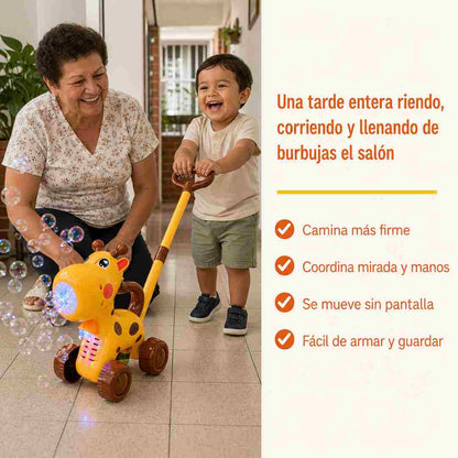 Burbujero Caminador Jirafa - Lo Anima a Caminar y Moverse Más