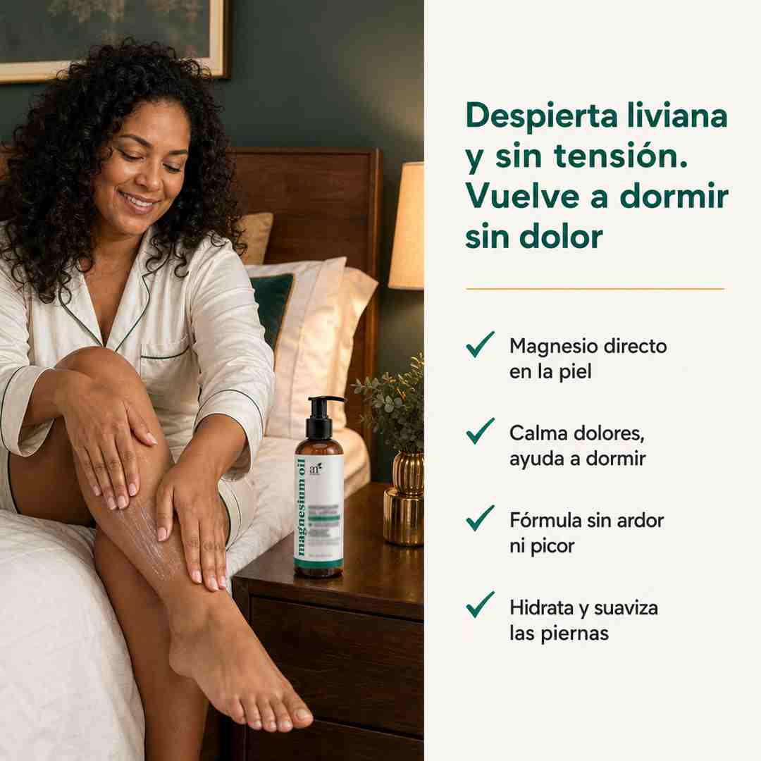 Magnesium Duo Aceite y Crema - Kit Spray + Loción para el Dolor Muscular