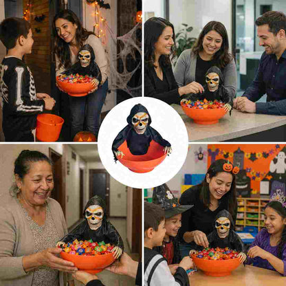 Dulcero Calavera Animada de Halloween - Se Activa con Movimiento